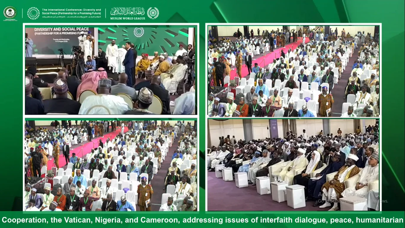 Live broadcast coverage of the JIBWIS International Conference 2026 in Abuja