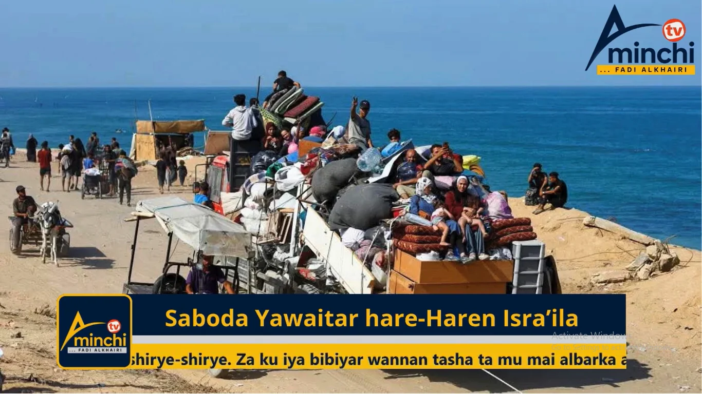 Example of Aminchi TV’s visual news publishing format, combining Hausa-language reporting, branded graphics and audience-focused digital presentation.