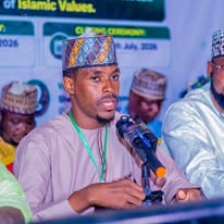 Awaisu Al’arabee Fagge presenting a paper at the JIBWIS National Seminar in Bauchi